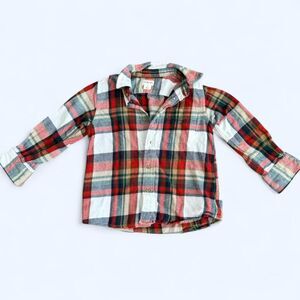 Crewcuts by J.Crew Plaid Flannel Size 3